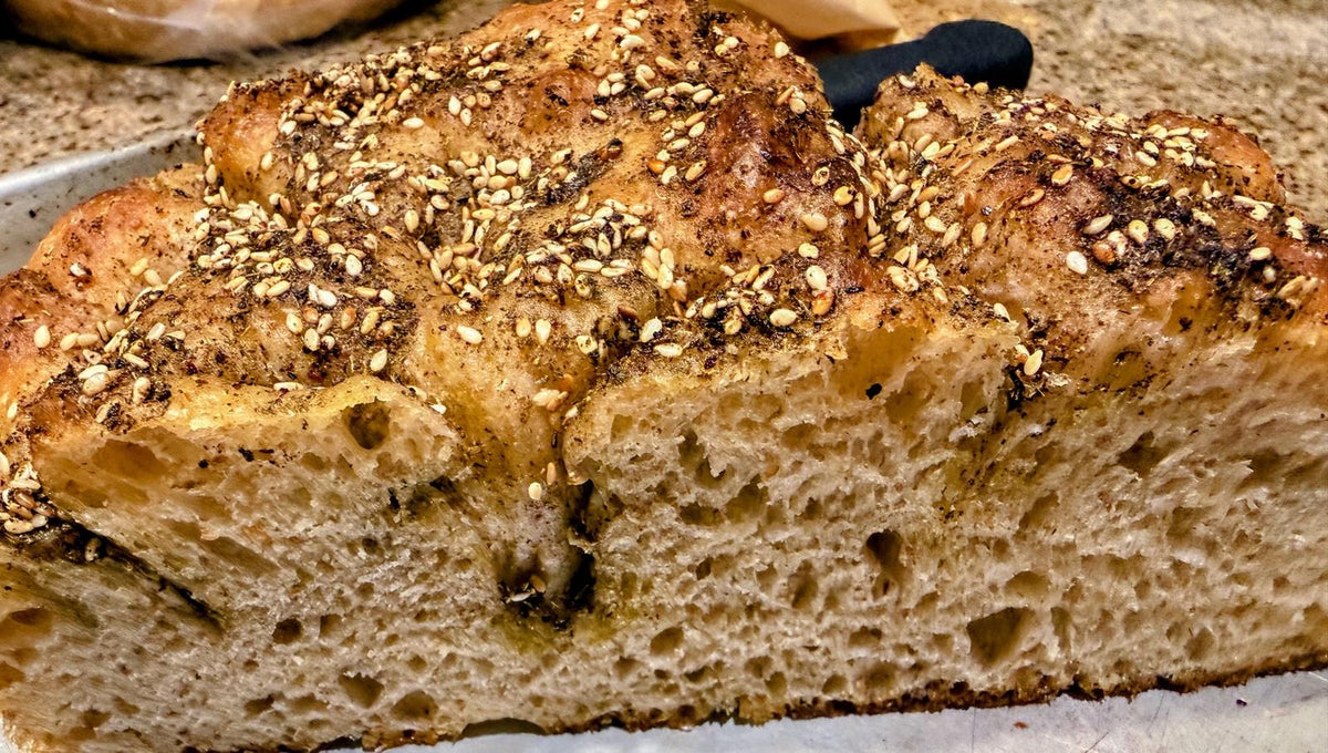 Zaatar Sourdough Focaccia