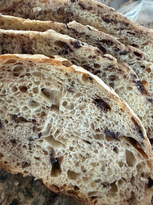 Savory Olives Sourdough Loaf