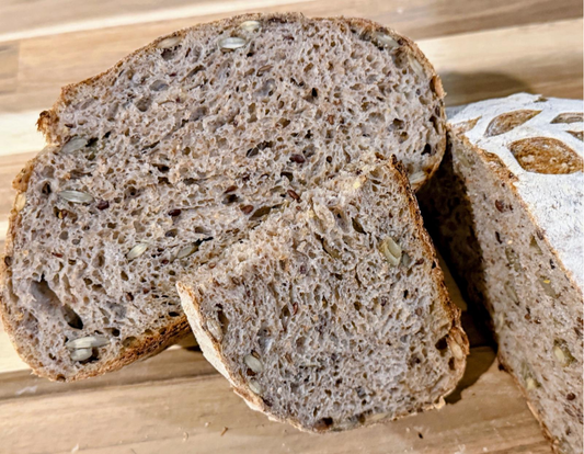 Seed and Grain Sourdough Loaf